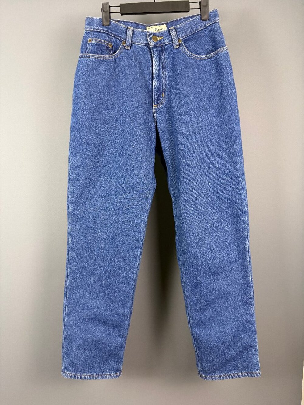 L.L.Bean Original Fit Relaxed Fleece Lined Jeans Women’s 8 Regular Blue